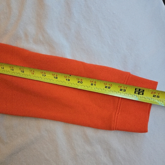Nike WNBA Pullover Fleece Hoodie Men's Orange Hoodie with White Logo - Picture 8 of 12